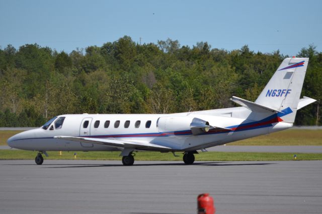 Cessna Citation V (N63FF) - RED WING AEROPLANE CO at KJQF - 10/9/16