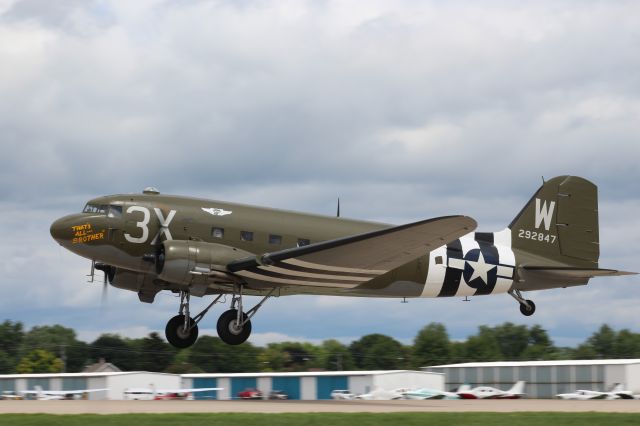 Douglas DC-3 (N8874) - Side Profile of infamous Normandy D-Day Landing aircraft, "Thats All Brother".