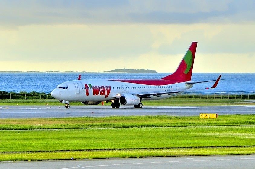 Boeing 737-800 — - Taking off...