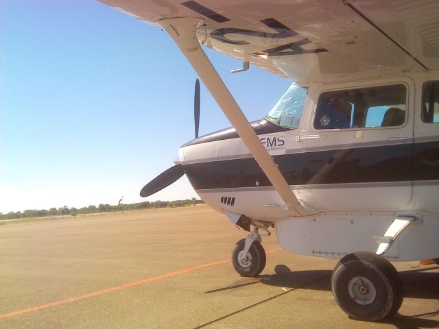 Cessna 206 Stationair (A2-AFU) - Waiting on passengers