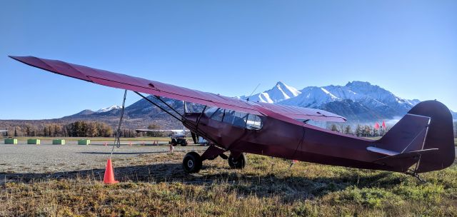 Piper NE Cub (N70744) - Tie-down yard,Palmer Municipal Airport AK