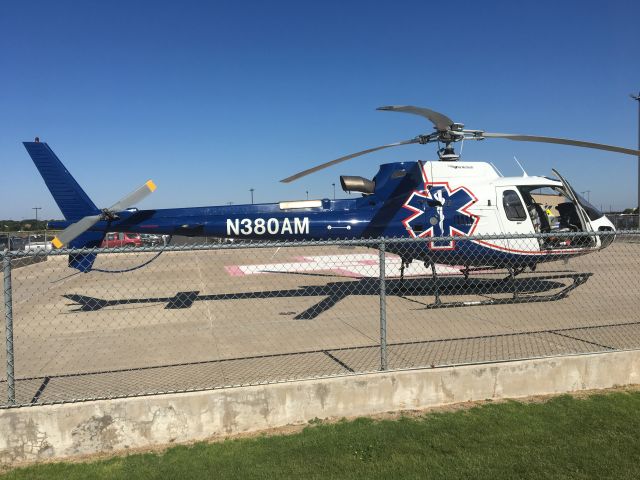 N380AM — - Helipad at University Medical Center, Lubbock