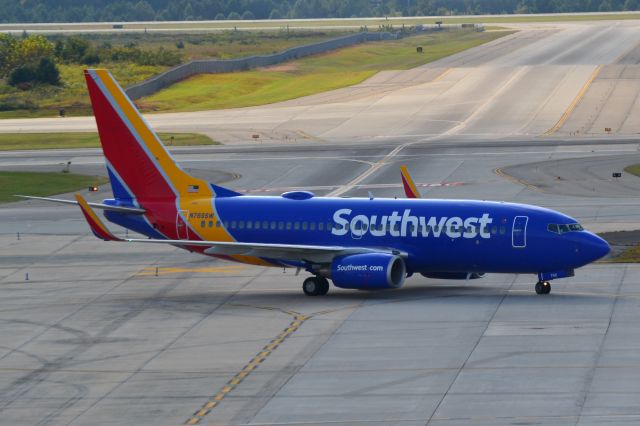 Boeing 737-700 (N769SW) - Taxiing at KCLT - 9/28/19