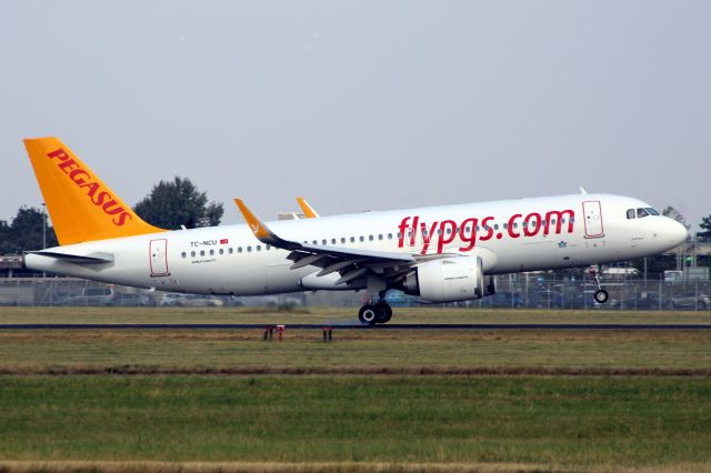 Airbus A320neo (TC-NCU) - Touching down on rwy 09L on 5-Sep-21 operating flight PGT1159 from LTFJ.