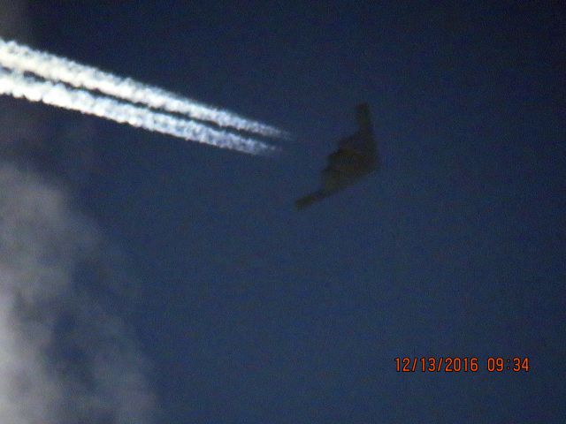 Northrop Spirit (82-1071) - Over Southeastern Kansas on an early morning flight.