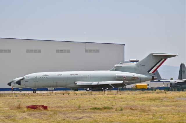 Boeing 727-100 (FAM3504) - Boeing 727-14(F) FAM-3504 MSN 18909 of Mexican Air Force (FAM) stored since 2016 at  Santa Lucia AB . This plane flew for 302th Transport Squadron (04/2019).