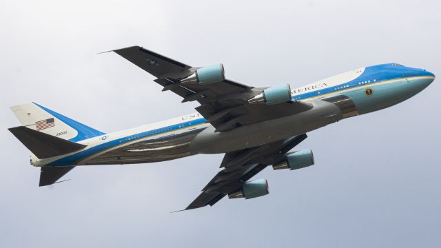 Boeing 747-200 (82-8000) - President Biden departing after viewing damage in Rolling Fork, MS. Unfortunately under overcast skies, I'm still happy to have now caught both VC-25As!