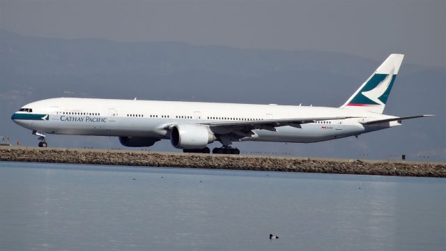 BOEING 777-300ER (B-KPZ) - B-KPZ, 3 Yearsbr /Cathay Pacificbr /Boeing 777-300ER (twin-jet) (H/B77W/L)br /06-Mar-2015 B77W/L San Francisco Intl (KSFO) Hong Kong Intl (VHHH / HKG) 13:32 PST 19:43 HKT (+1) 14:11