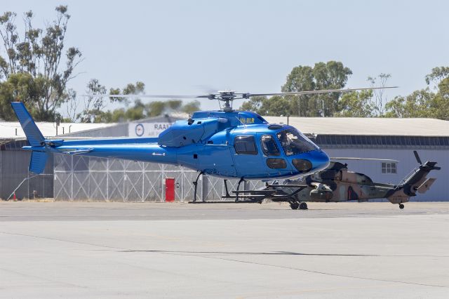 HELIBRAS VH-55 Esquilo (VH-RLR) - Heli Experience (VH-RLR) Eurocopter AS355 F1 Ecureuil 2 Twin Squirrel at Wagga Wagga Airport.