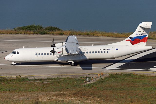 Aerospatiale ATR-72-500 (SX-NIV) - Photo taken on July 7, 2021