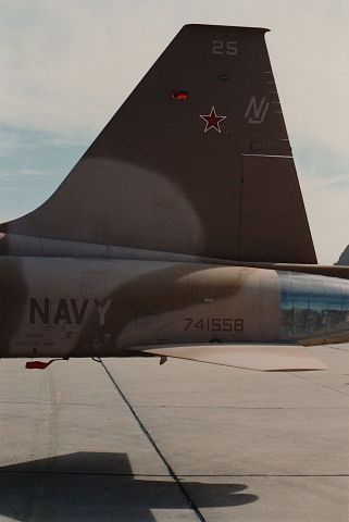 Northrop RF-5 Tigereye (74-1558) - Navy F-5 on display at a KFWH Air Show