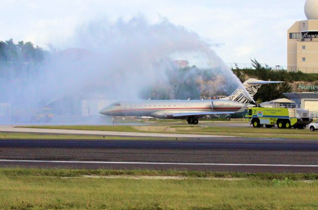 Bombardier Global Express (OE-LGX) - Last flight for some one onboard