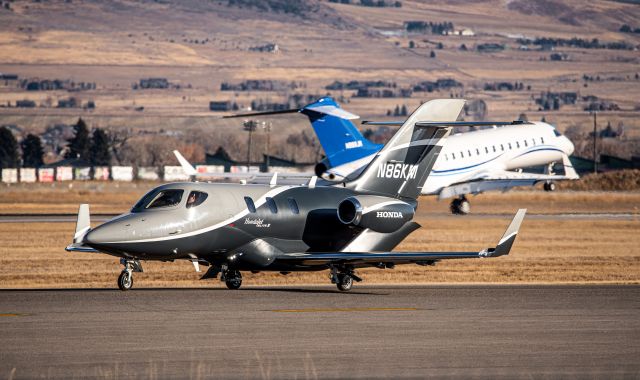 N86KM — - New Honda Jet at KBZN