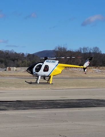 MD Helicopters MD 500 (N5238C) - Long line helicopter making a fuel stop