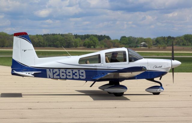 N26939 — - Whiteside Co. Airport  6 May 2021br /A nice looking Grumman Cheetah taxis by.br /Gary C. Orlando Photo.