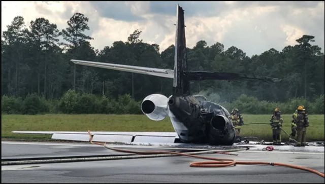 N680SA — - Caught fire upon landing Sunday 18 August, 2024
