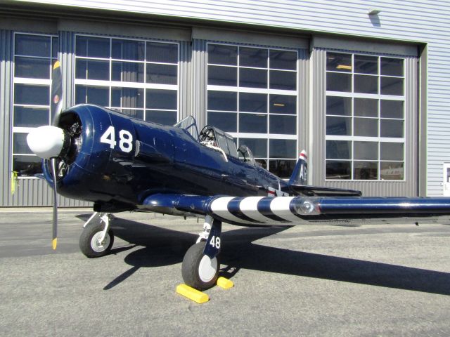 North American T-6 Texan (N64KP) - On display outside Lyon Air Museum