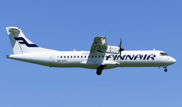 Aerospatiale ATR-72-500 (OH-ATG) - Photo taken on May 10, 2021