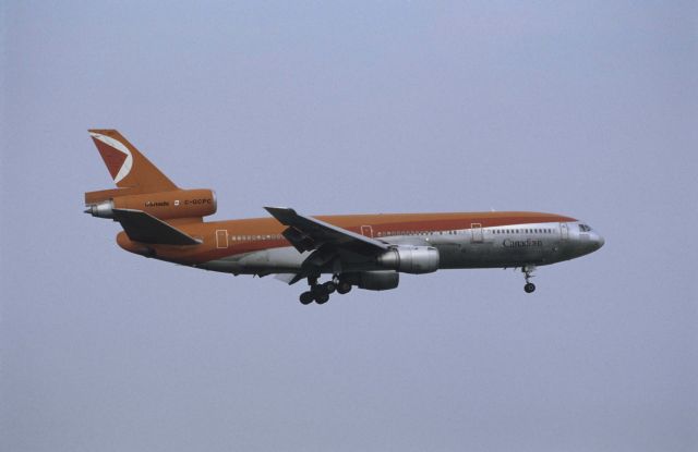 McDonnell Douglas DC-10 (C-GCPC) - Final Approach to Narita Intl Airport Rwy16 on 1988/08/07