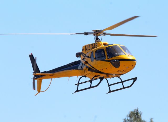 Eurocopter AS-350 AStar (N153AE) - KRDD - Phi Air medical  AS350B3 Ecureuil short of the LZ at the Phi Air Medical base at Redding Municipal Airport, 8-30-2016.