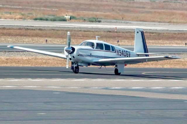 Mooney M-20 (N9406V) - Mooney M20C at Livermore Municipal Airport, Livermore CA. September 2020.