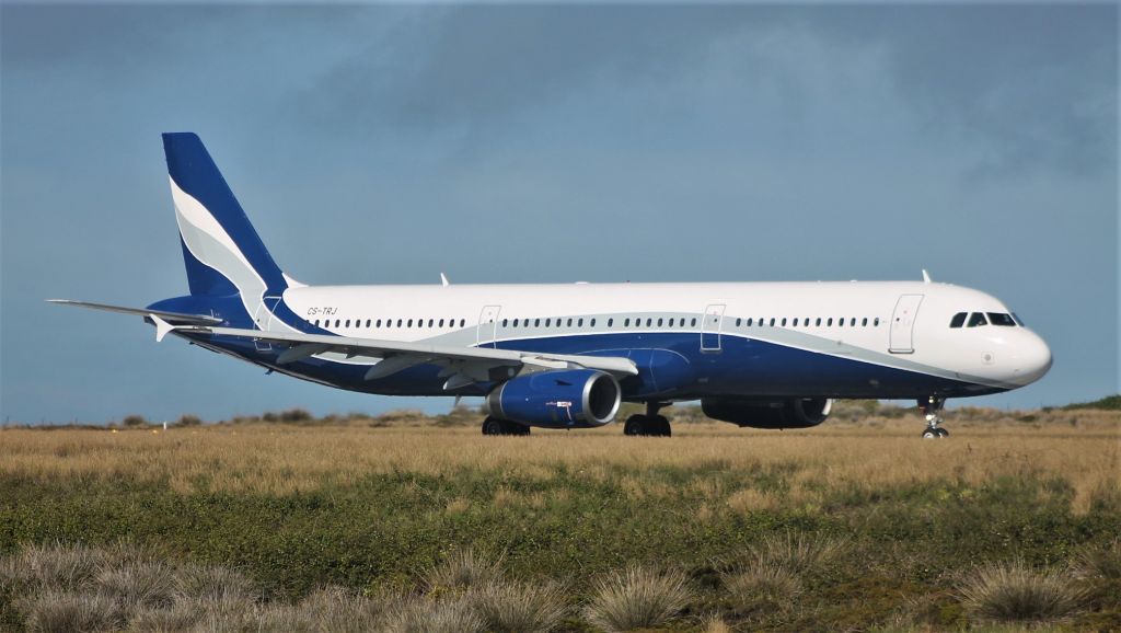 Airbus A321 (CS-TRJ) - Santa Maria Island International Airport - LPAZ - Azores. March 10, 2021.