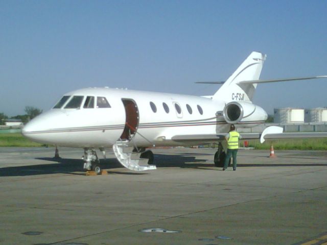 Diamond DA-20 (C-FSJI) - SwiftJets Falcon 20F-5 preparing to depart Havana