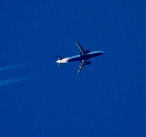 Airbus A320 — - JetBlue 620 San Diego Intl to Boston Logan Intl over Cleveland 37,000 ft. 10-23-14 