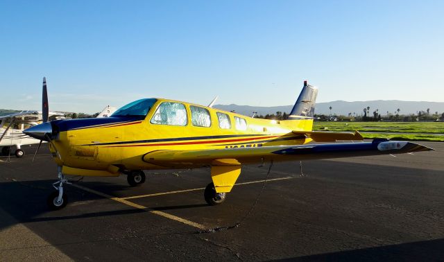 Beechcraft Bonanza (36) (N905AT) - Bright visitor.