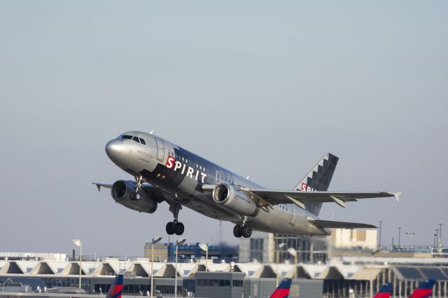 Airbus A319 (N522NK) - Image taken 10/31/2019 - stored in Roswell 11/1/2019