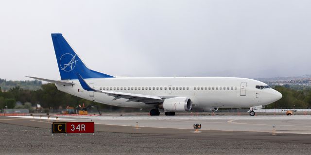 BOEING 737-300 (N627SW) - SWQ's N627SW (ex Southwest) turning to line up to take off on 34R.