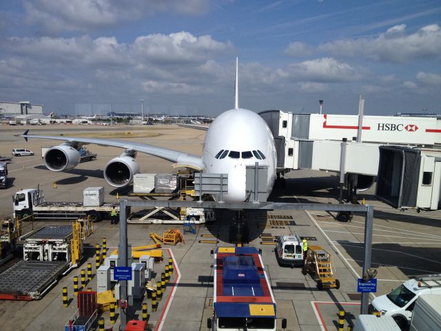 Airbus A380-800 — - LHR-Kula Lampur