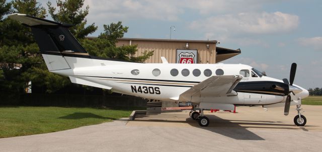 Beechcraft Super King Air 200 (N430S) - Parked on ramp on 8/16/11