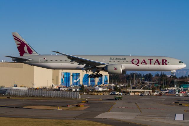 Boeing 777-200 (A7-BAU) - More taken from the Future of Flight Center observation deck at the North end of runway 16R