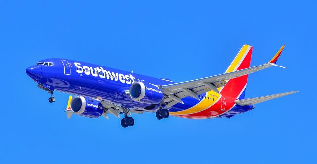 Boeing 737 MAX 8 (N8915Q) - N8915Q Southwest Airlines Boeing 737-8 MAX s/n 42562 - Las Vegas Harry Reid International Airport KLASbr /Photo: Tomás Del Corobr /March 25, 2025