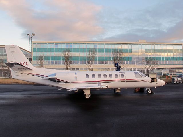 Cessna Citation V (A7-AKA) - On a ferry flight between USA and Europe.