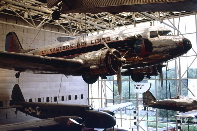 Douglas DC-3 (N18124) - National Air and Space Museum, Washingston DC, in 1990 