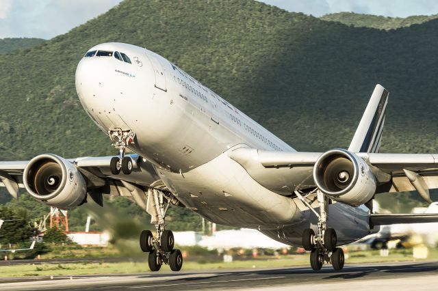 Airbus A330-200 (F-GZCA) - AirFrance departing St Maarten at sunset!br /05/11/2021