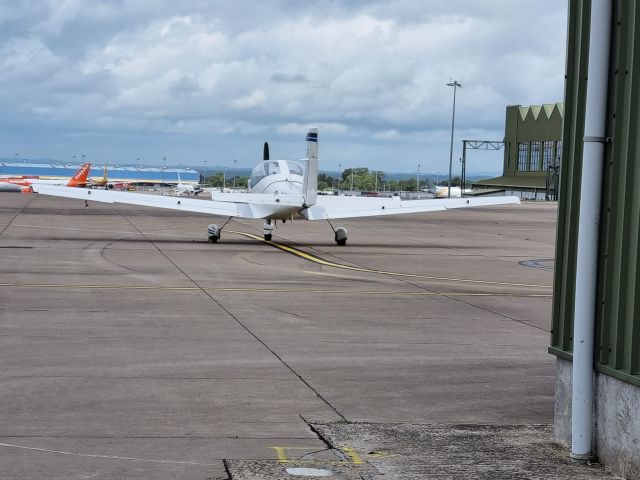 GROB Tutor (G-BYUF) - Taken in hangar on 23/08/2023