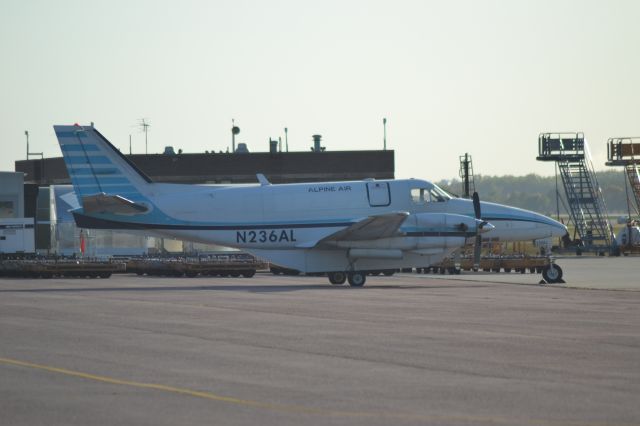 Beechcraft Airliner (N236AL) - N236Al sitting on East Cargo Tarmac in Sioux Falls SD