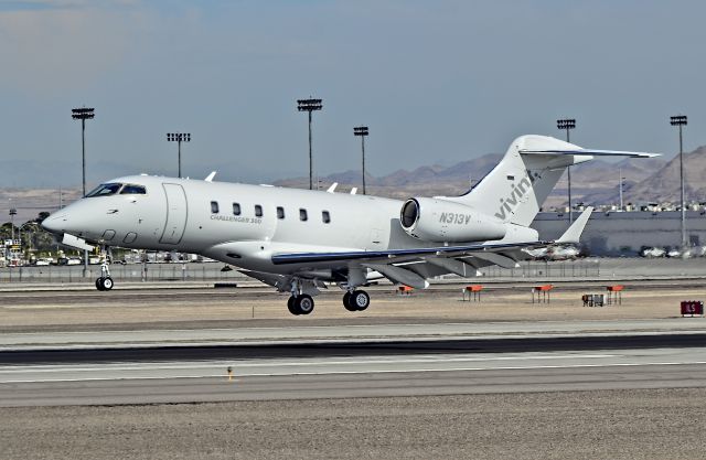 Bombardier Challenger 300 (N313V) - N313V 2012 BOMBARDIER  BD-100-1A10 S/N 20365 CHALLENGER 300 - McCarran International Airport (KLAS)br /Las Vegas, Nevadabr /TDelCorobr /October 23, 2013