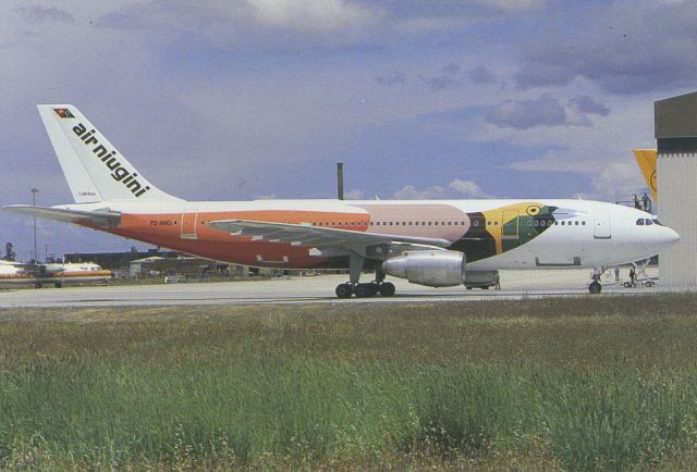 Airbus A300F4-200 (P2-ANG) - SCANNED FROM POSTCARDbr /AIR NIUGINI