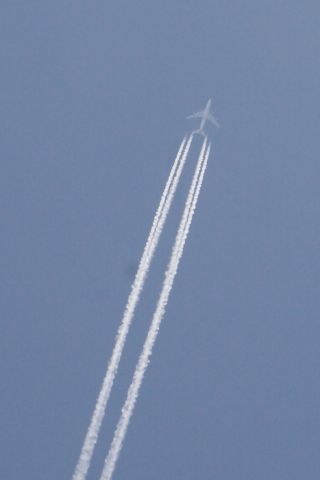 Airbus A340-600 — - Virgin A345 at cruising altitude above the South Carolina coast