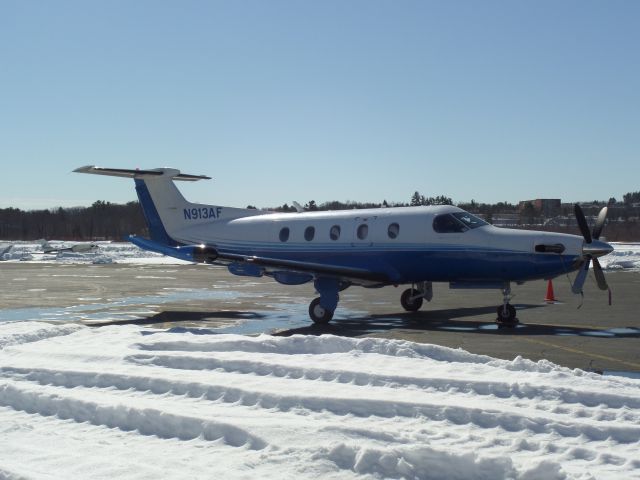 Pilatus PC-12 (N913AF) - N913AF flying under the call sign, "CNS2985".