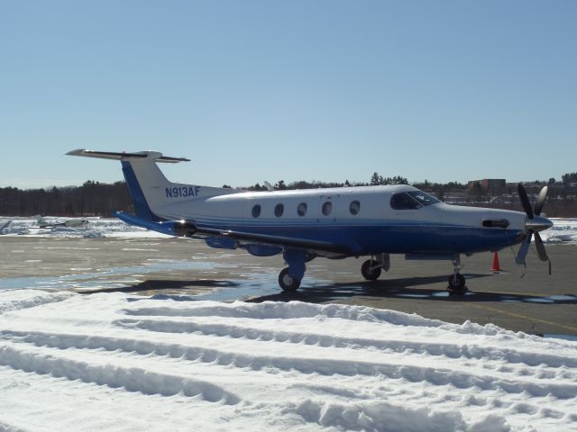 Pilatus PC-12 (N913AF) - N913AF flying under the call sign, "CNS2985".