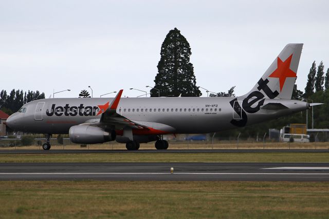 Airbus A320 (VH-VFO) - ON 25 DECEMBER 2016