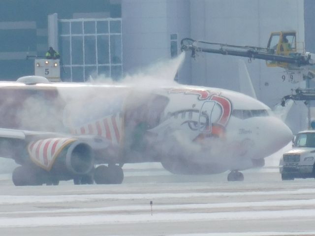 Boeing 737-700 (N918WN) - The smothering De-Ice on this southwest jet 