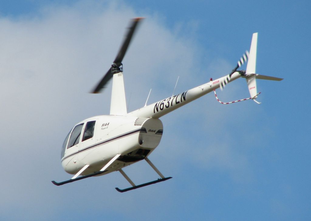 Robinson R-44 (N637LN) - At Downtown Shreveport.