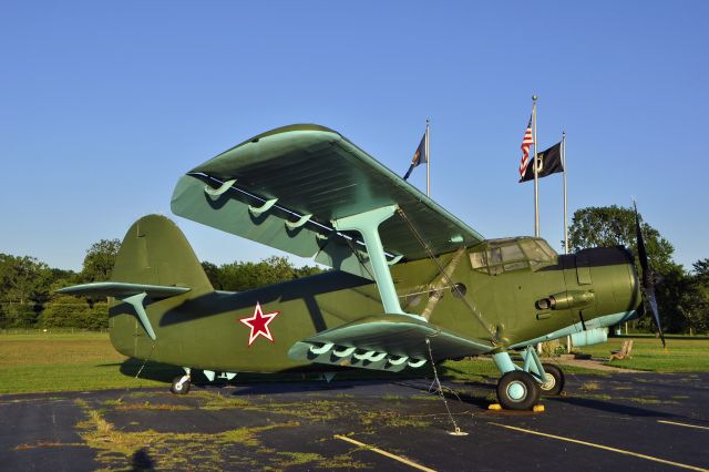 Antonov An-2 (N75AN) - Antonov AN-2 N75AN on static display with Yankee Air Force, Ypsilanti, Michigan.