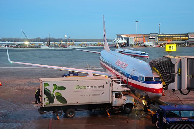 Boeing 737-800 (N806NN) - Being prepared for the daily flight to DFW/KDFW.